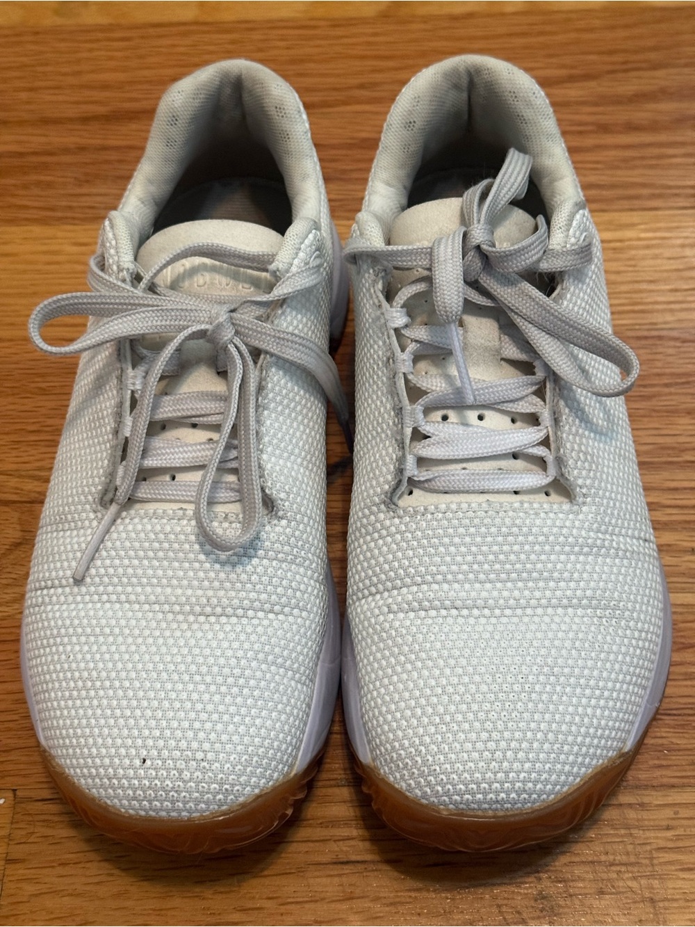 NOBULL Women’s Athletic Shoes in Light Gray with Gum Sole